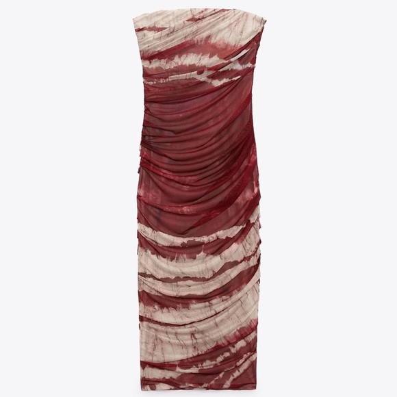 Zara Premium Midi Tulle Dres - Picture 16 of 16